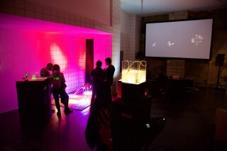 Dune Field Modulator in the Dark Habitats exhibition at Spektrum Berlin