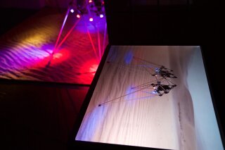 Dune Field Modulator at the Dark Habitats exhibition at Spektrum Berlin