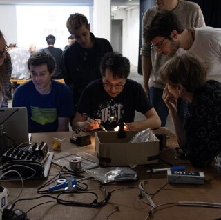 Lux Swarm workshop at Mapping Festival