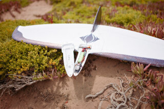 Sonoglider Duet closeup of glider motion telemetry system usind Datapods wireless transmission